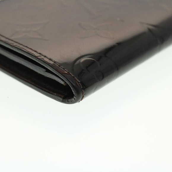 LOUIS VUITTON Vernis Anvelop Cult De Vuitto Card Case Amarante - Picture 14 of 15